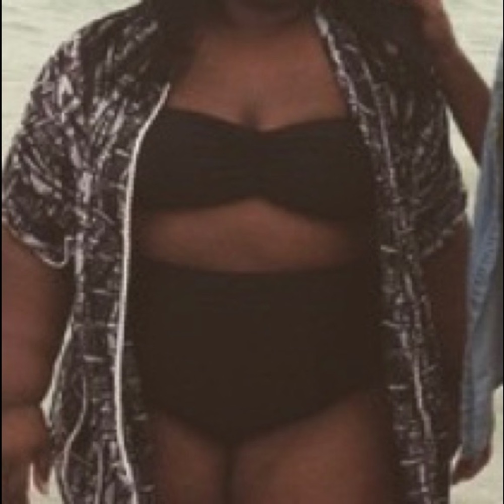 Black swimsuit
